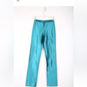 Vintage 70’s Disco Teal Pants Selected by Love Rocks Vintage via Free People